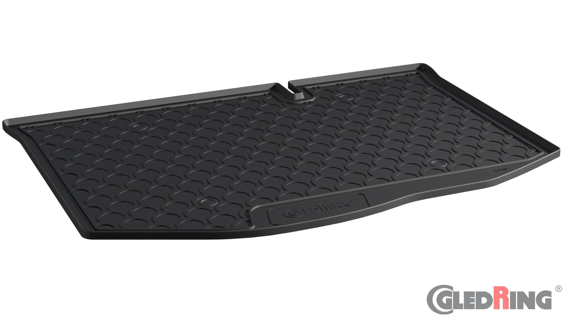 Original Gledring Premium Gummi Kofferraummatte - FORD Fiesta (5-türig, Unterer Boden) 2008-2017